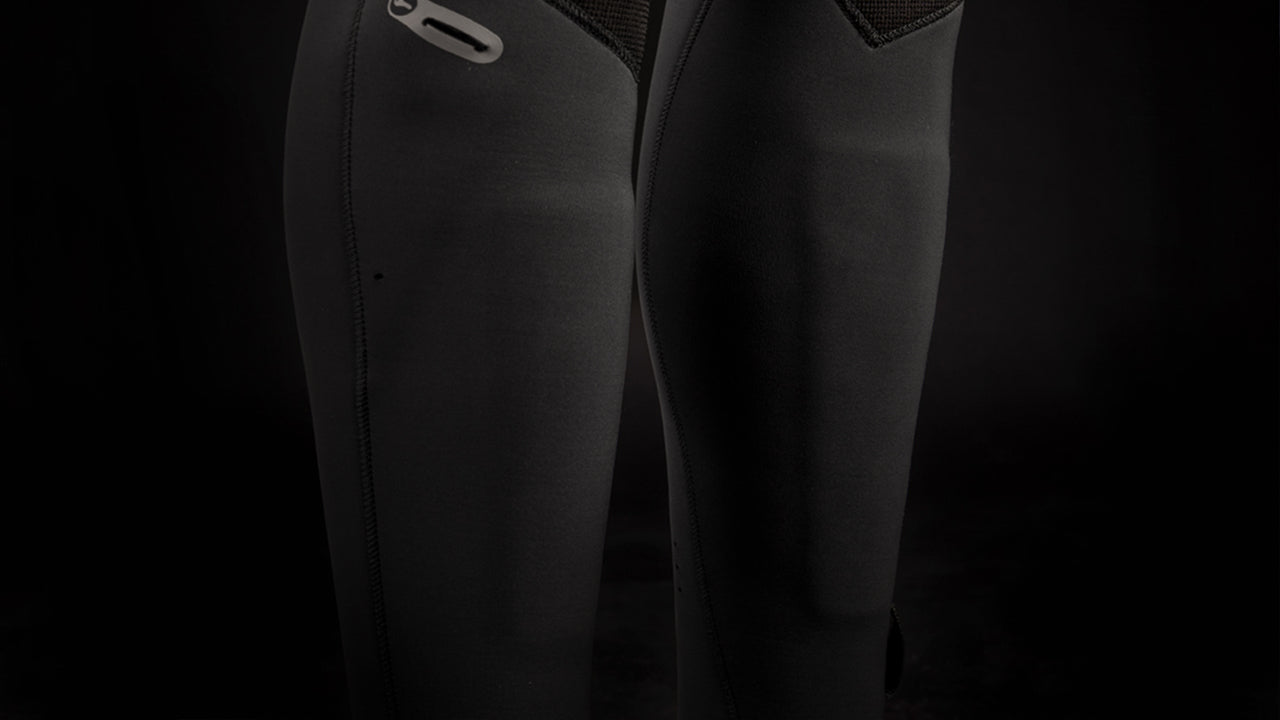 Marshall Fullsuit 3/2mm Fzip - Shin protection technology